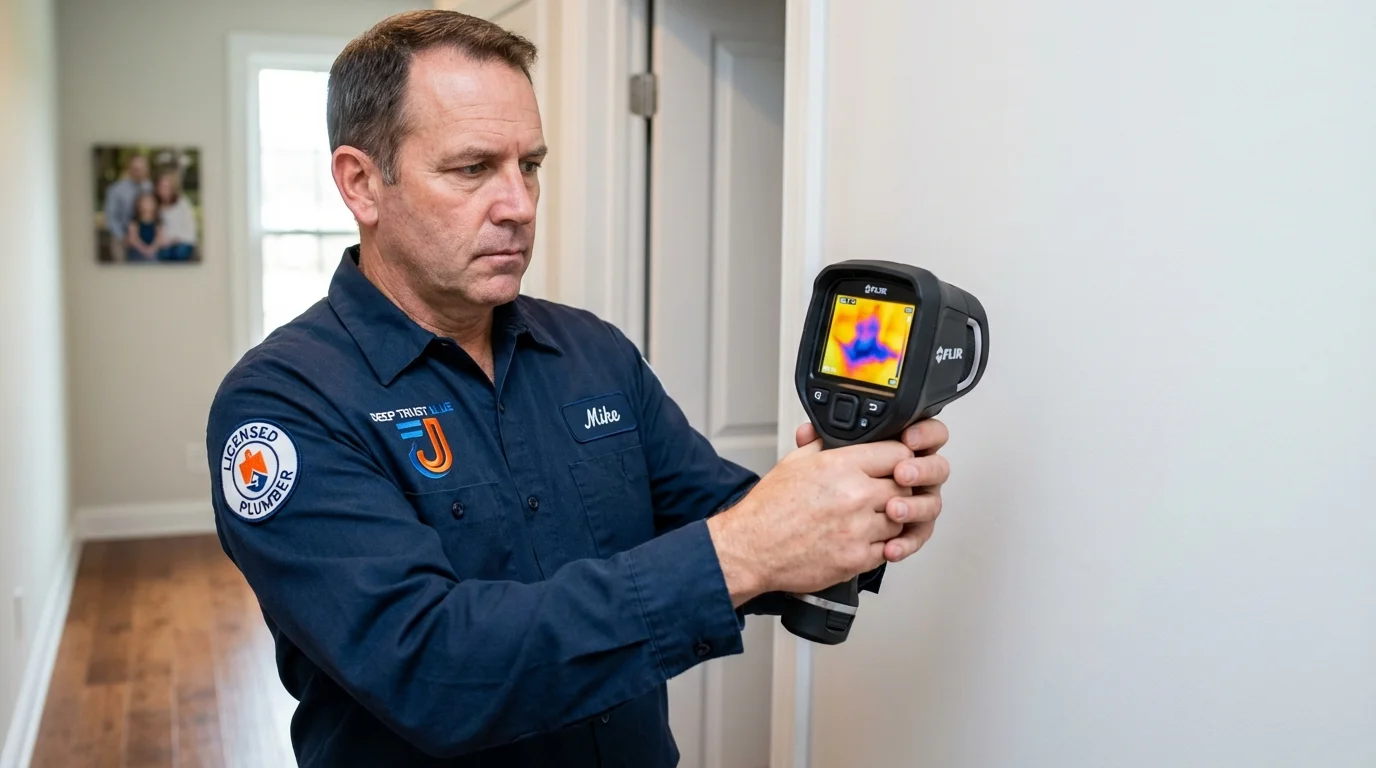 Thermal imaging leak detection by Johns Plumbing LLC in Kettleman City